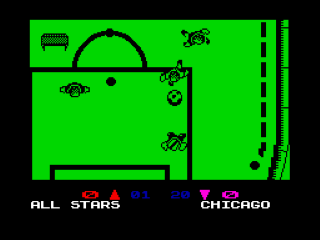 MicroProse Soccer screenshot 2 for ZX Spectrum